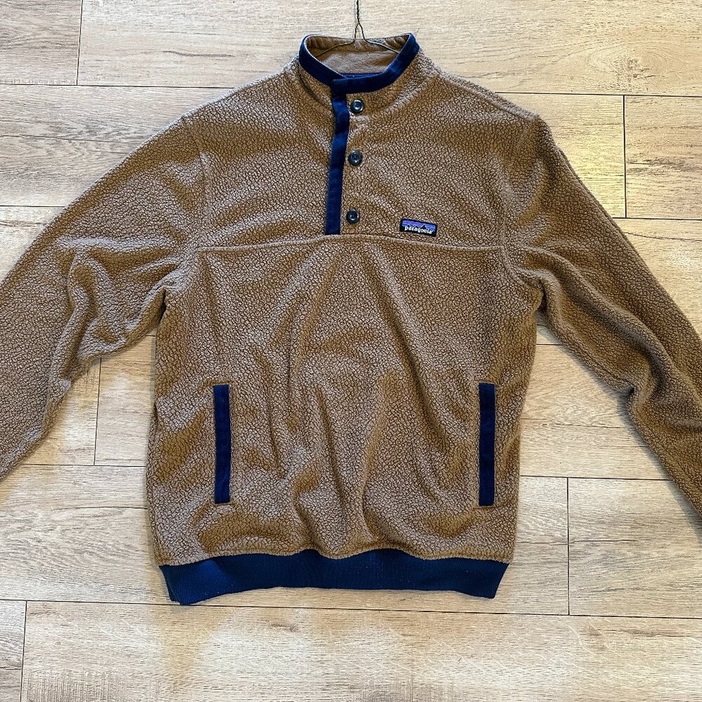 Patagonia Men's Shearling Button Pullover Medium